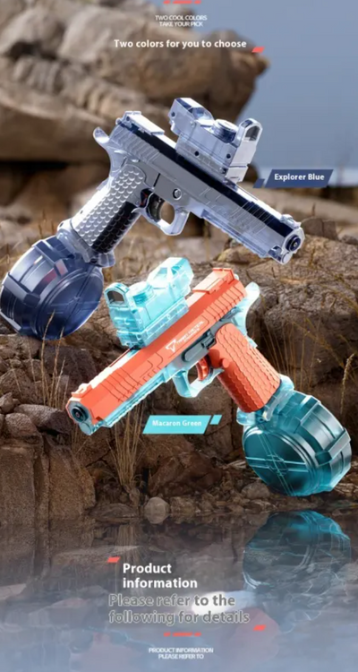 Electric Light-Up Water Gun – Party-Ready Summer Fun