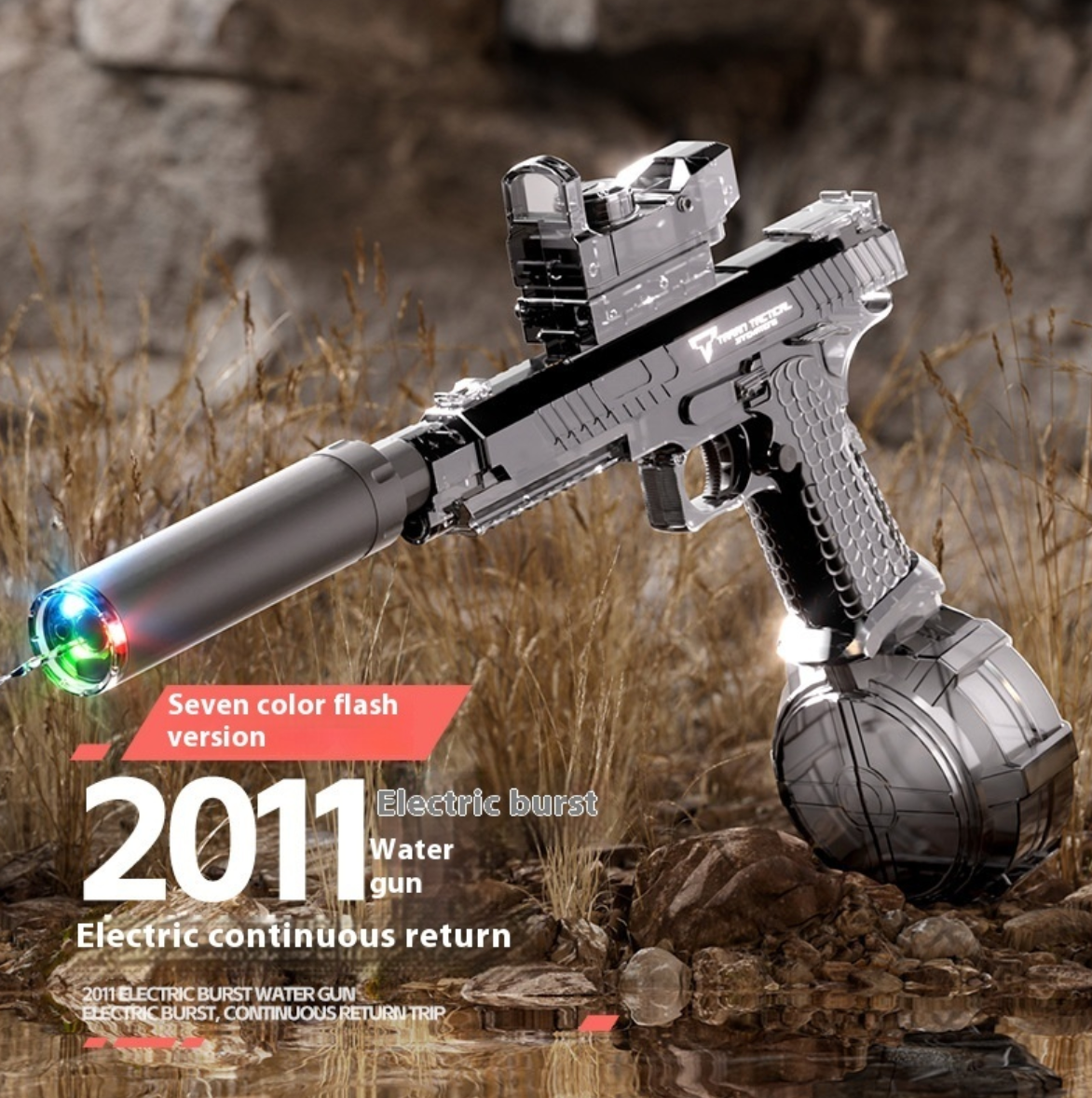 Electric Light-Up Water Gun – Party-Ready Summer Fun