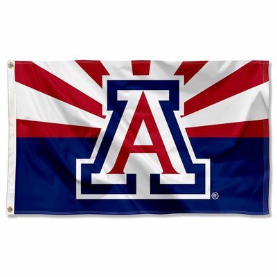 Arizona Wildcats AZ State Design Premium Flag