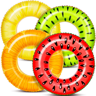 Pack Inflatable Fruit Pool Floats – Yacht Party Set